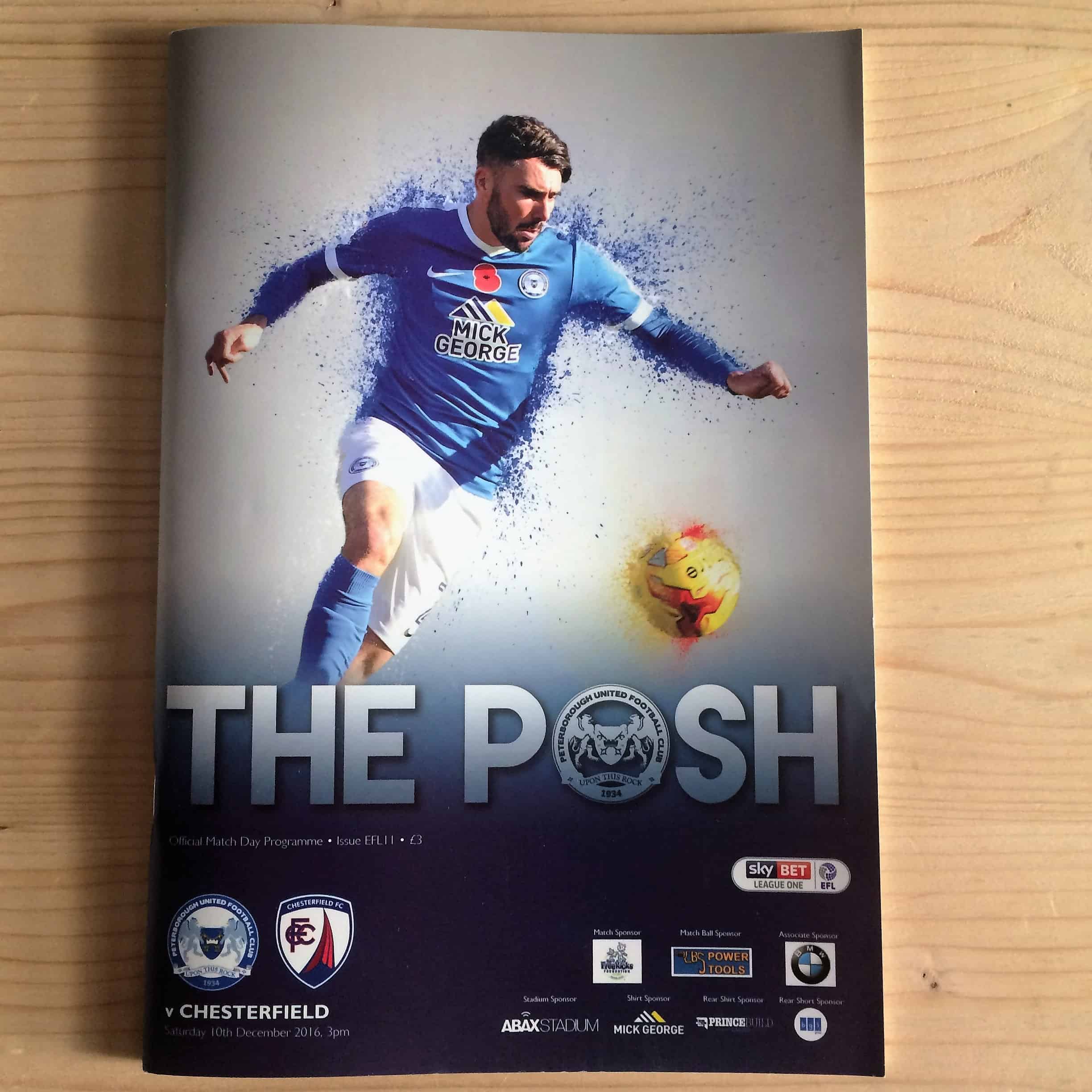 Peterborough United FC v Chesterfield FC